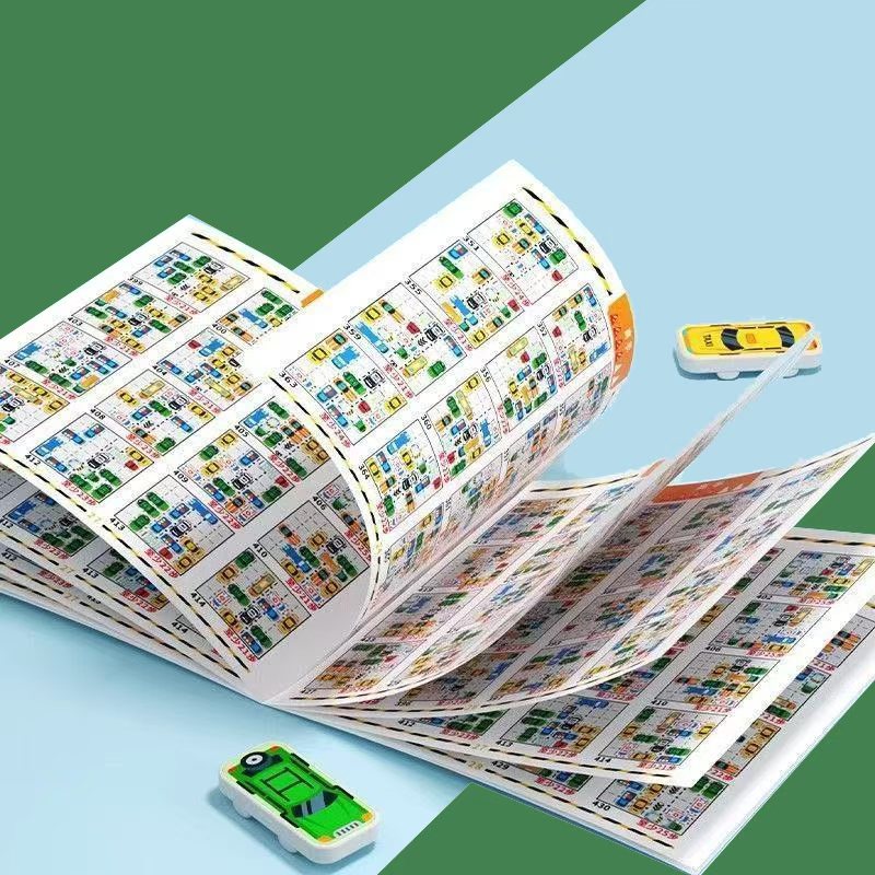 LYNETTE'S TOYS Brain Teaser Wooden Puzzle - Family Car Garage Game, 54 Pcs STEM Educational Toy for Kids Ages 6-12, Montessori Learning for Problem Solving & Spatial Skills